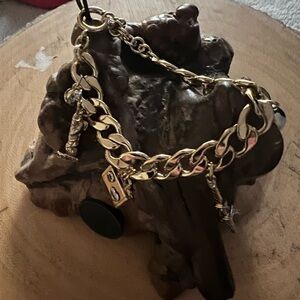Vintage Juicy Couture Gold Charm Bracelet